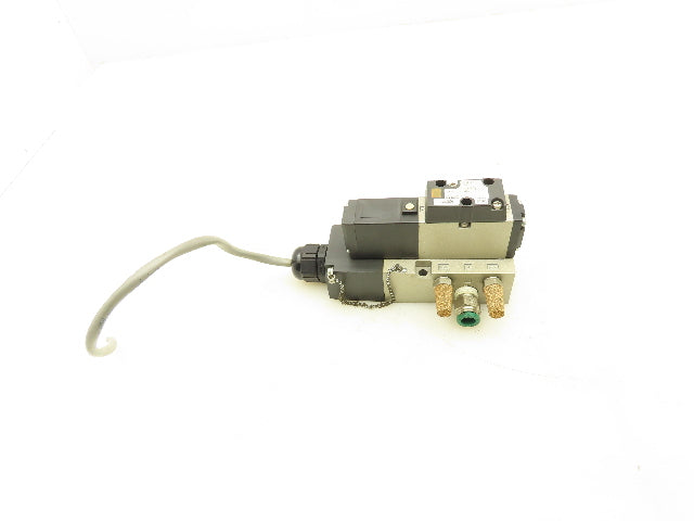 SMC VFS2100-5FZ-02T Solenoid Valve 5/2 Spool 24VDC Base Unit 3/8" NPT Ports