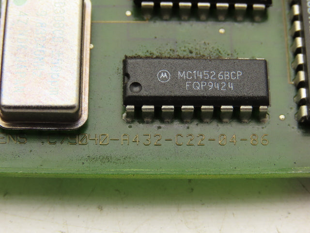 Siemens 6ES5 244-3AA22 PLC Temperature Control Circuit Board