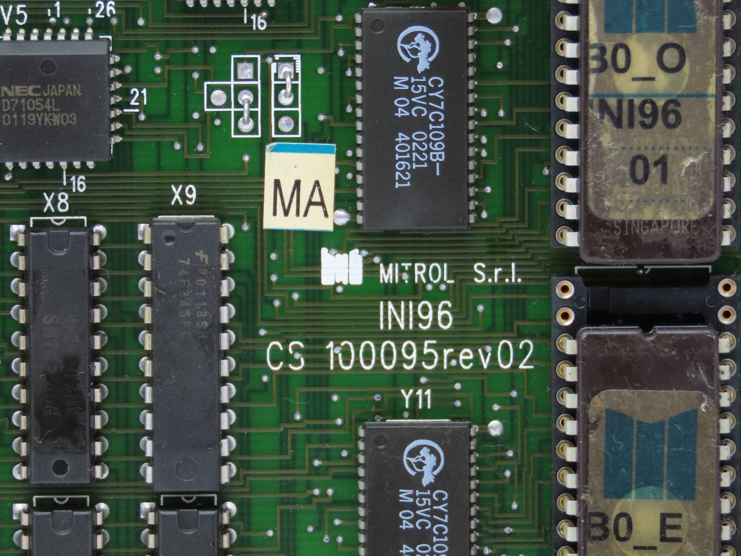 Mitrol srl INI96-CS-100095 PLC Slot Card Circuit Board Module