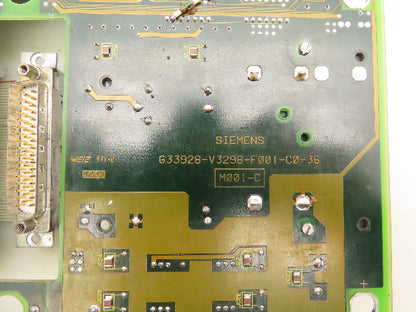Siemens G33928-V3298-F004-C0-36 Injection Molding Machine Control Circuit Board