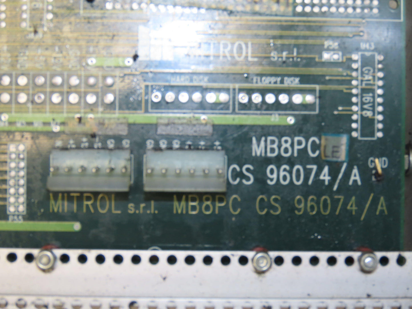 Mitrol srl MB8PC-CS-96074/A PLC Chassis Slot Rack w/Motherboard