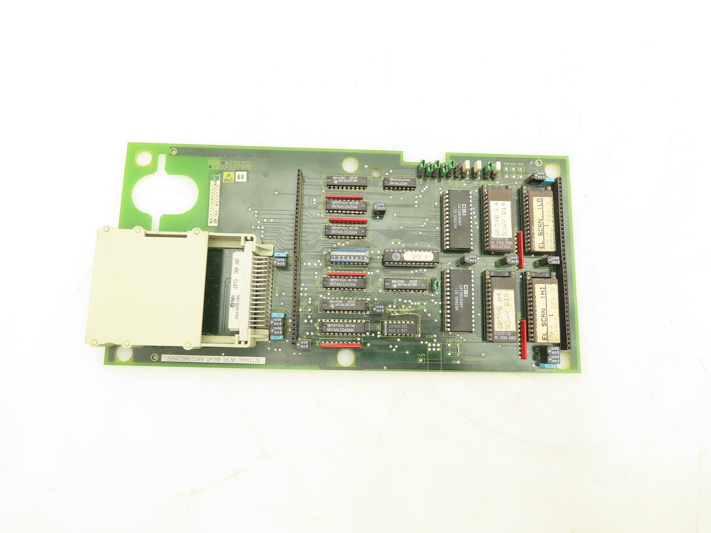 Siemens G33928-V3297-F004-C9-36 OP398 Injection Molding Machine Control Board
