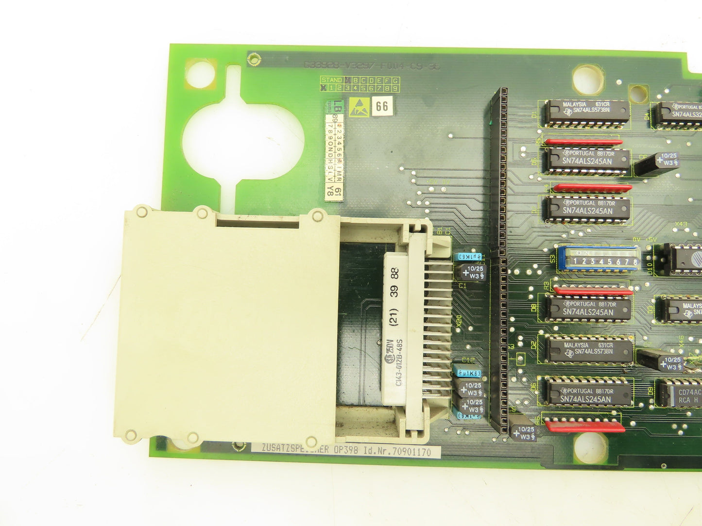 Siemens G33928-V3297-F004-C9-36 OP398 Injection Molding Machine Control Board
