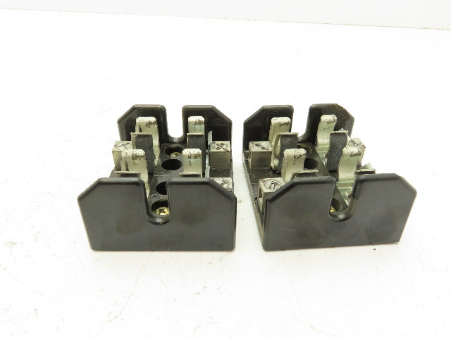 Bussmann T60060-2CR Fuse Block Holder 600V 60A 2 Pole Lot of 2
