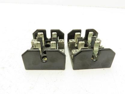 Bussmann T60060-2CR Fuse Block Holder 600V 60A 2 Pole Lot of 2
