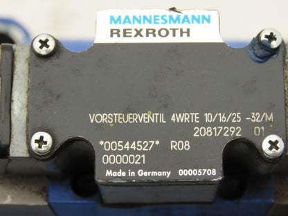 Rexroth 4WRTE 32 Q2-600P-31/6BG24Z31/MR Proportional Directional Servo Valve 24V