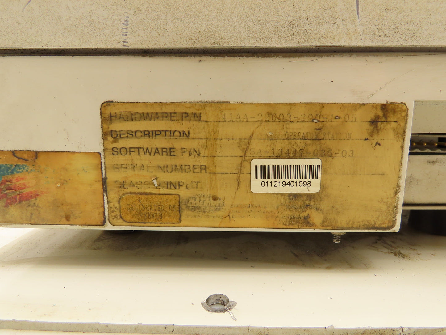 Barber Colman 41AA-22003-200-1-05 Maco 4000 Operator Panel Injection Molding