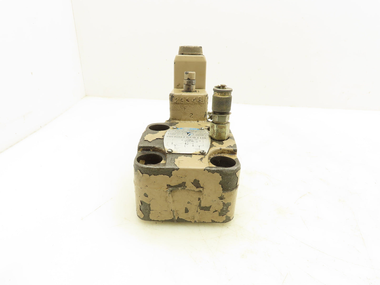 Vickers CG5060AFMUHL7110 Hydraulic Relief Valve Solenoid Controlled 24V DG4V3