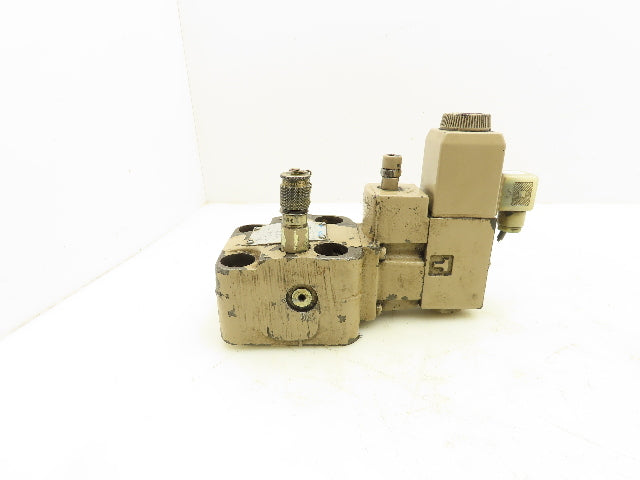 Vickers CG5060AFMUHL7110 Hydraulic Relief Valve Solenoid Controlled 24V DG4V3
