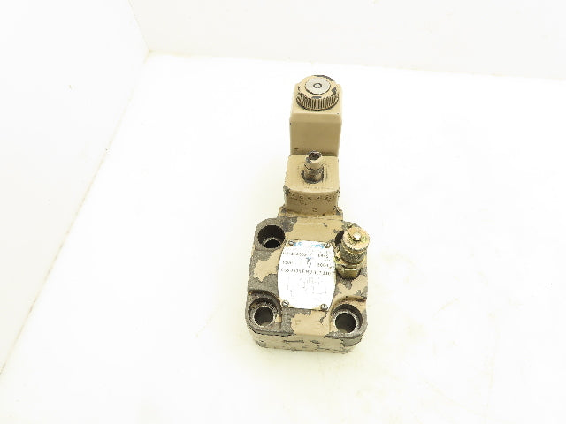 Vickers CG5060AFMUHL7110 Hydraulic Relief Valve Solenoid Controlled 24V DG4V3