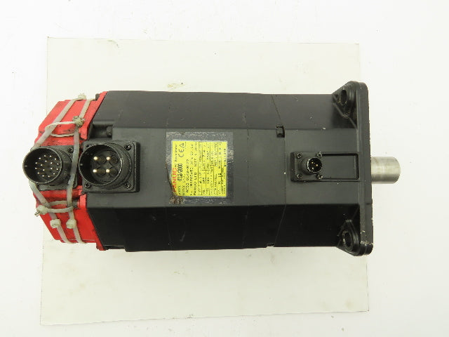 Fanuc A06B-0142-B177 AC Servo Motor 2.1kW 2000 RPM 186V 7.4A 3PH