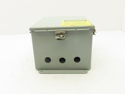 Hoffman A10086CHNF Electrical Enclosure Box 10x8x6" Terminal Blocks