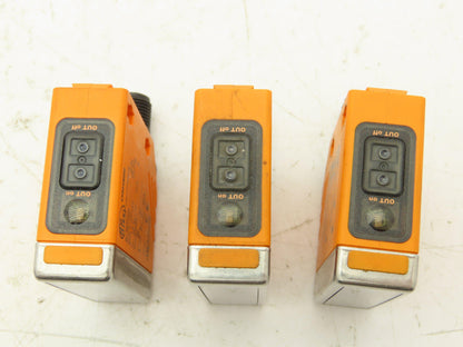 IFM Efector O5H-FPKG/US Diffuse Reflection Sensor Background Suspension Lot of 3