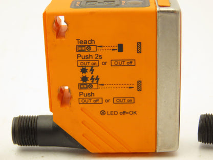 IFM Efector O5H-FPKG/US Diffuse Reflection Sensor Background Suspension Lot of 3