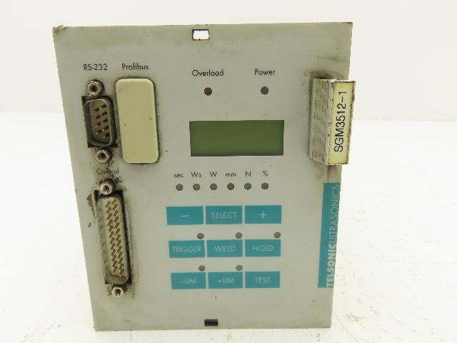 Telsonic Ultrasonics SGM3512-1 Welding Generator 1200W 35kHz