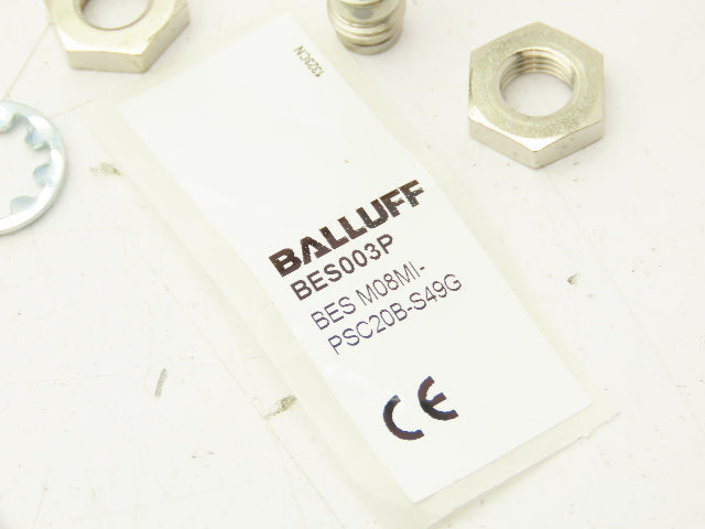 Balluff BES M08MI-PSC20B-S49G Inductive Standard Sensor 2mm Range Lot of 2