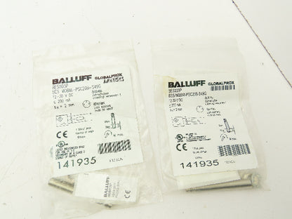 Balluff BES M08MI-PSC20B-S49G Inductive Standard Sensor 2mm Range Lot of 2
