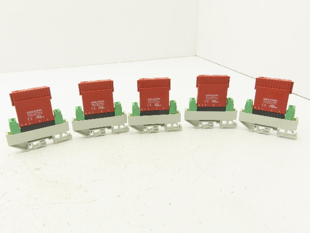 Weidmüller SLO24CR Delcon DC Output Module 24VDC Input 60VDC Output Lot of 5