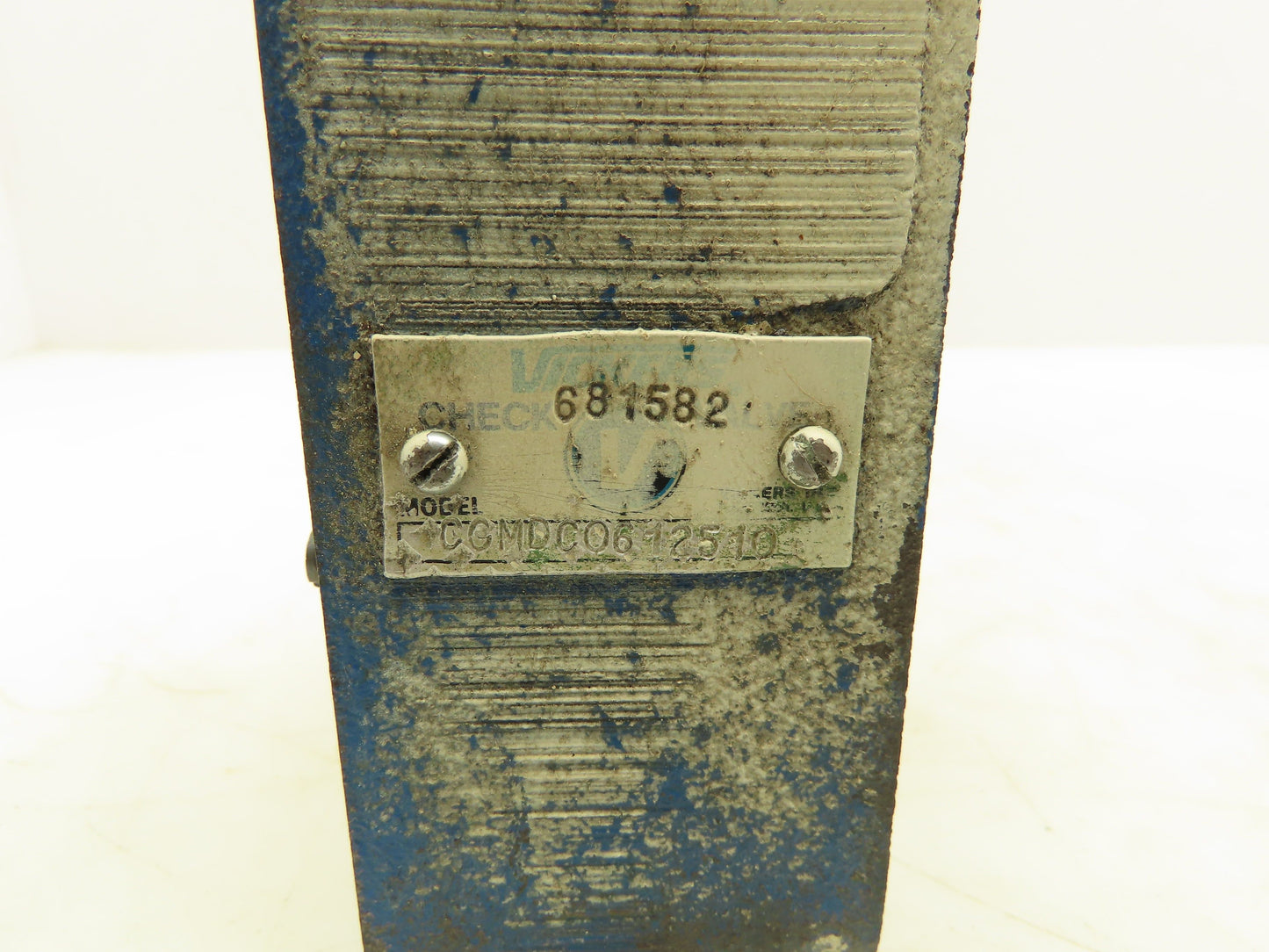 Vickers CGMDC 06 125 10 Hydraulic Check Valve Sandwich Plate