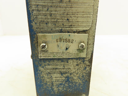 Vickers CGMDC 06 125 10 Hydraulic Check Valve Sandwich Plate