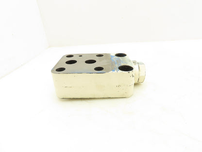 Vickers CGMDC 06 125 10 Hydraulic Check Valve Sandwich Plate