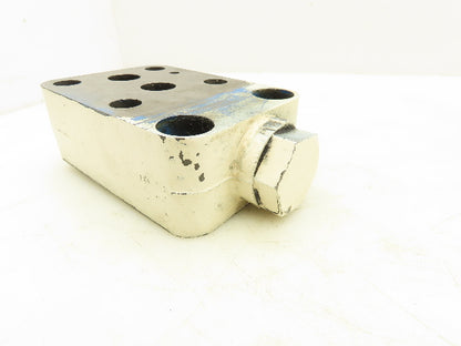 Vickers CGMDC 06 125 10 Hydraulic Check Valve Sandwich Plate