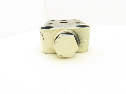 Vickers CGMDC 06 125 10 Hydraulic Check Valve Sandwich Plate