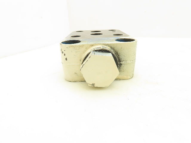 Vickers CGMDC 06 125 10 Hydraulic Check Valve Sandwich Plate