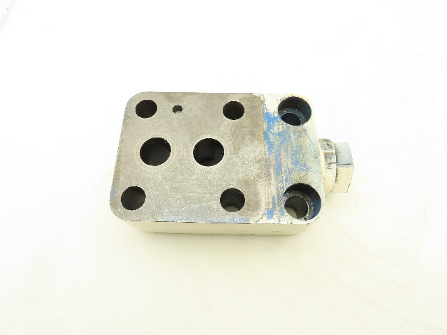 Vickers CGMDC 06 125 10 Hydraulic Check Valve Sandwich Plate