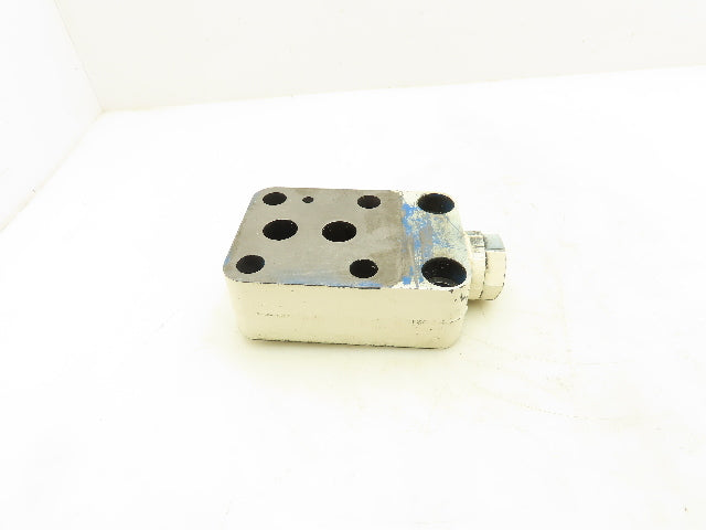 Vickers CGMDC 06 125 10 Hydraulic Check Valve Sandwich Plate