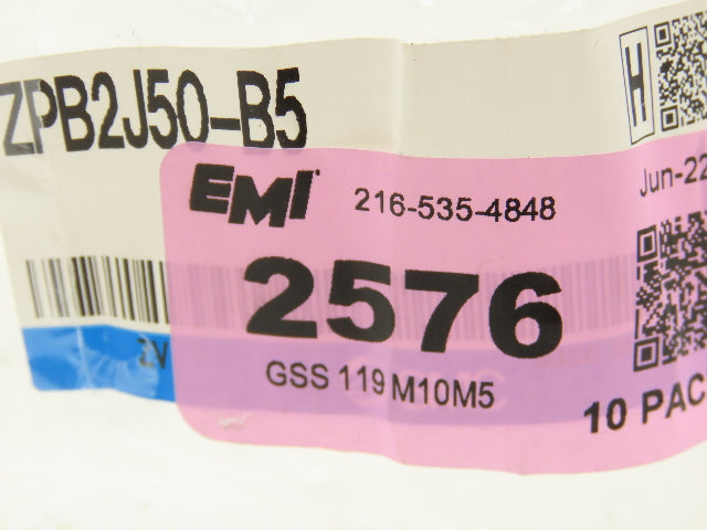 SMC EMI ZPB2J50-B5 Spring Suspension Vacuum Pad Adapter 50mm Stroke Lot of 2