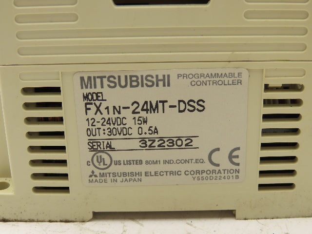 Mitsubishi FX1N-24MT-DSS Programmable Controller PLC
