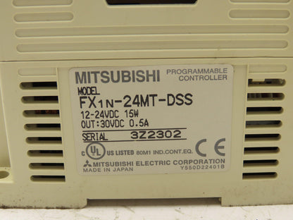 Mitsubishi FX1N-24MT-DSS Programmable Controller PLC