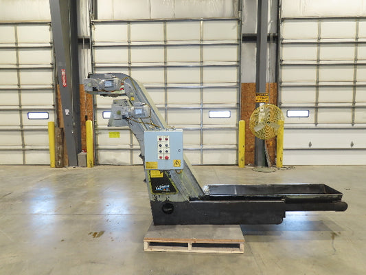 Mayfran ConSep 2000 Dual Belt Chip Conveyor Scraper Separator Coolant Filter