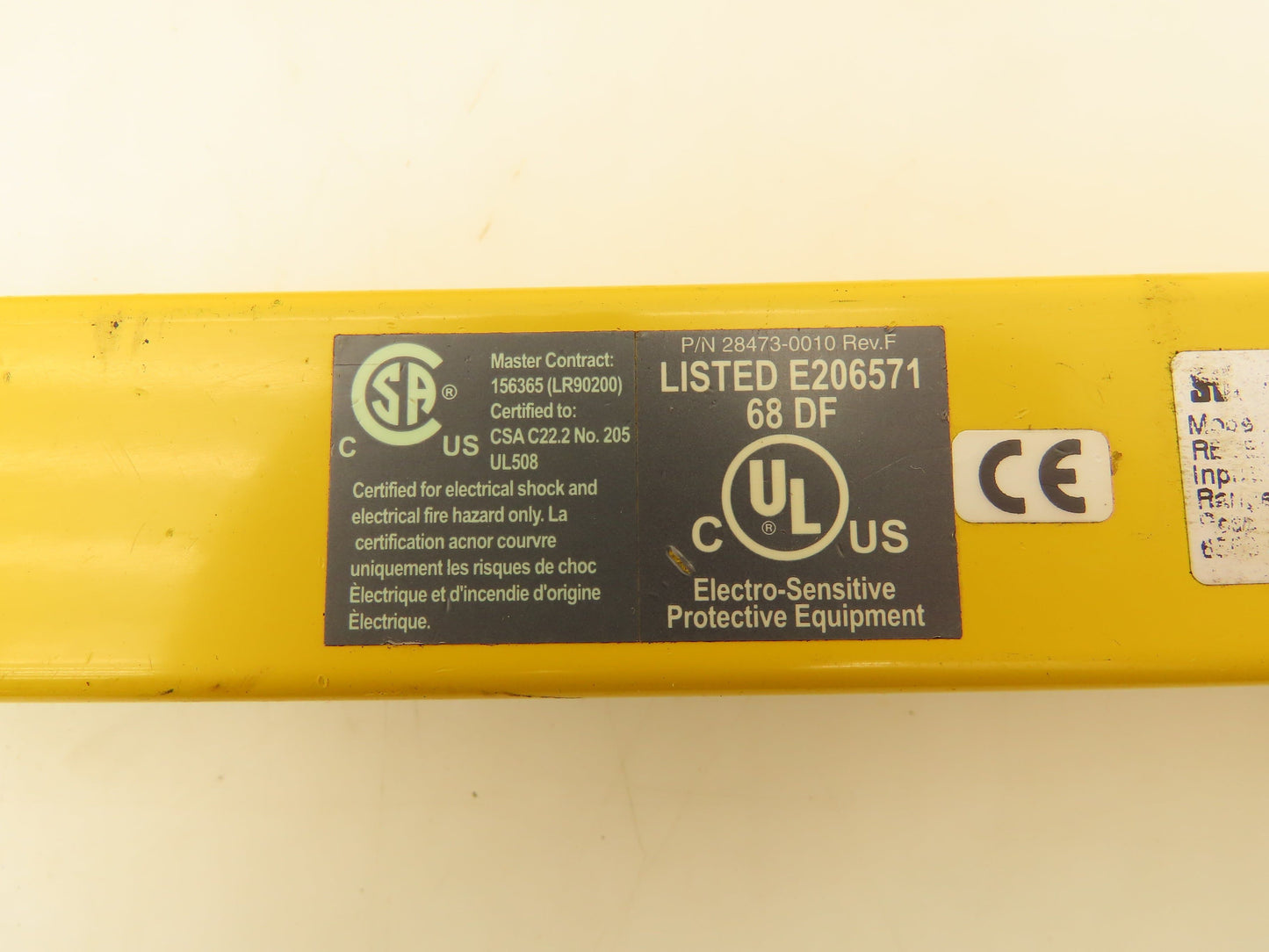 STI MS46-30-700-Q1-X Light Curtain Transmitter And Receiver Set 24VDC Input 70mm