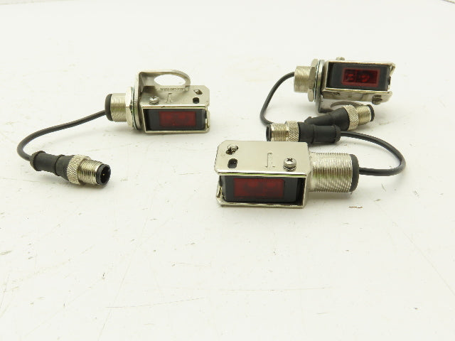 Banner QS18VP6AF300Q5 All Purpose Photoelectronic Sensor 30-300mm Lot of 3