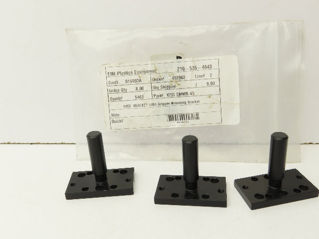 EMI 5465 Gripper Mounting Bracket 10mm Stud Lot of 3