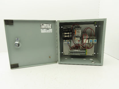 Cooper B-Line 12126-1 Electrical Enclosure 12x12x6" Motor Starter 3Hp 480V 3Ph