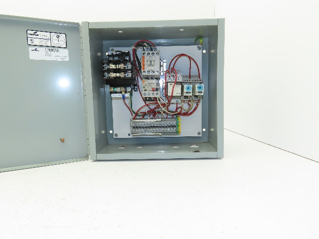 Cooper B-Line 12126-1 Electrical Enclosure 12x12x6" Motor Starter 3Hp 480V 3Ph