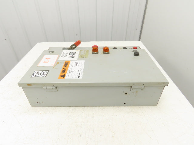 Westinghouse Combination Motor Starter NEMA 1 Size 10Hp 480V Oversized Enclosure