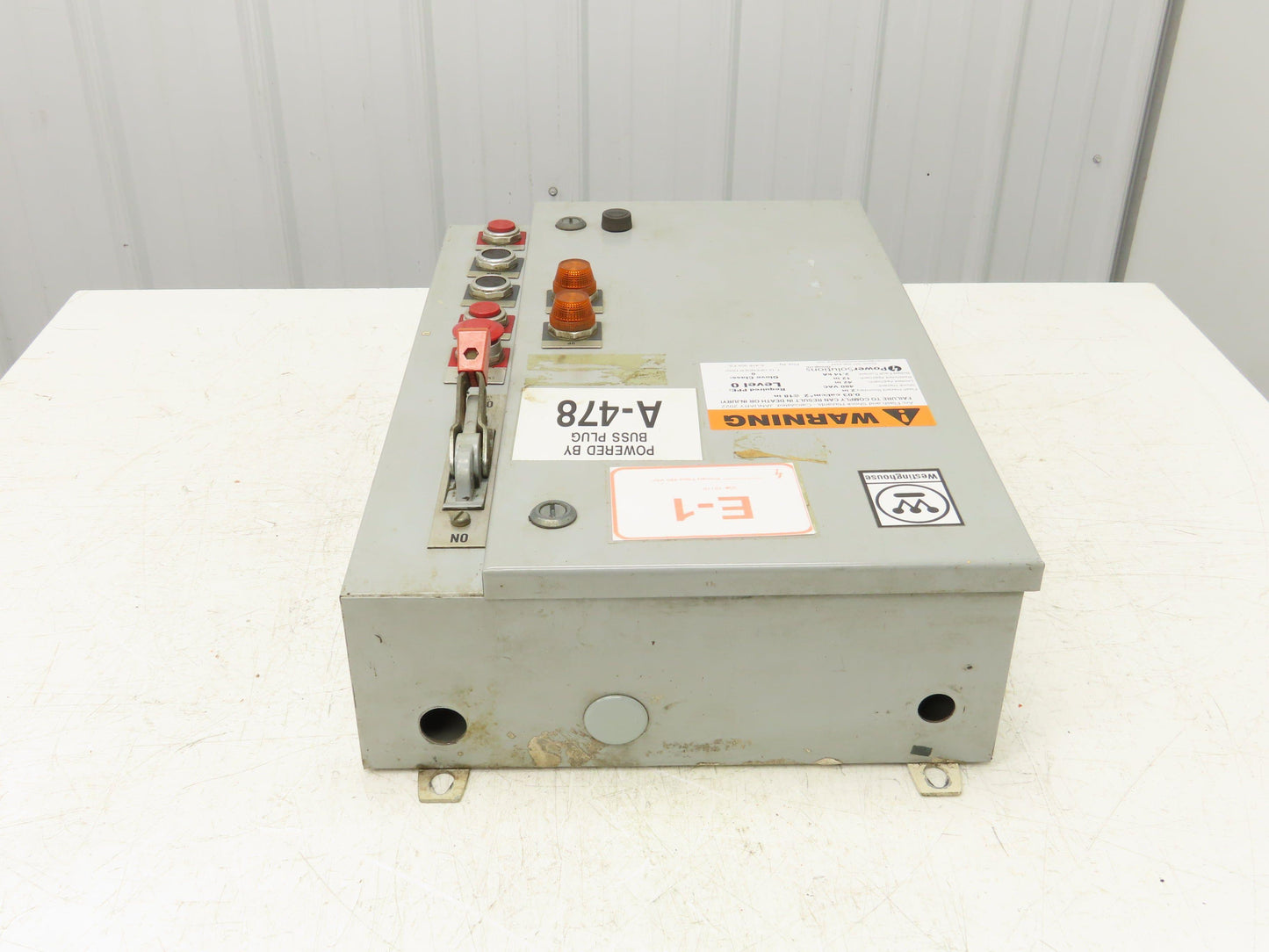Westinghouse Combination Motor Starter NEMA 1 Size 10Hp 480V Oversized Enclosure