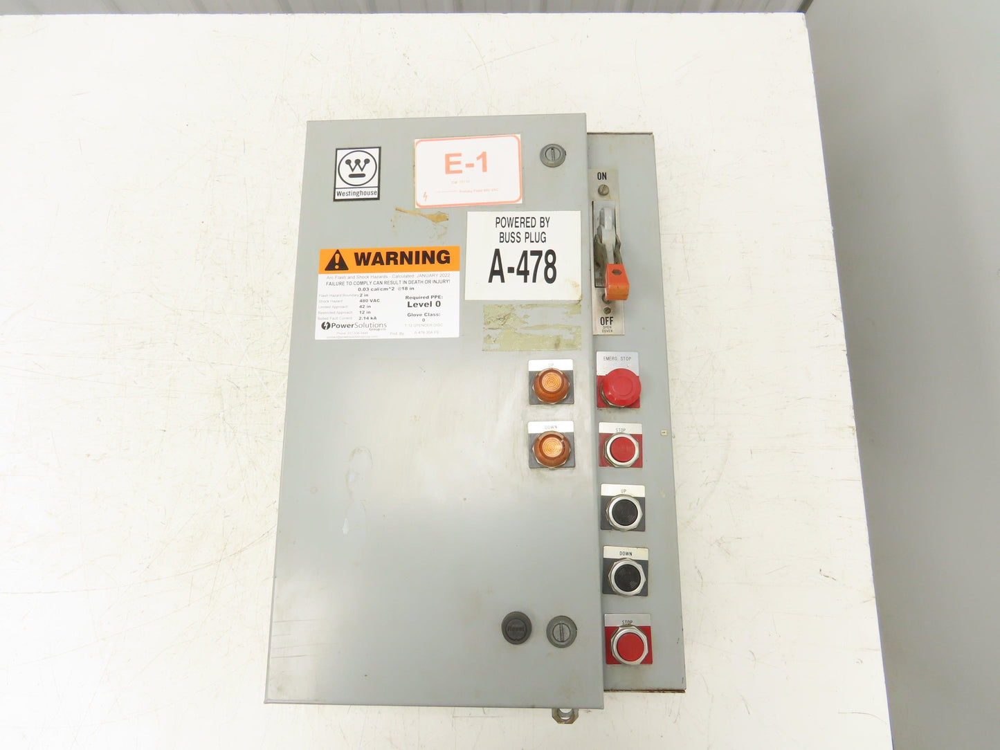 Westinghouse Combination Motor Starter NEMA 1 Size 10Hp 480V Oversized Enclosure