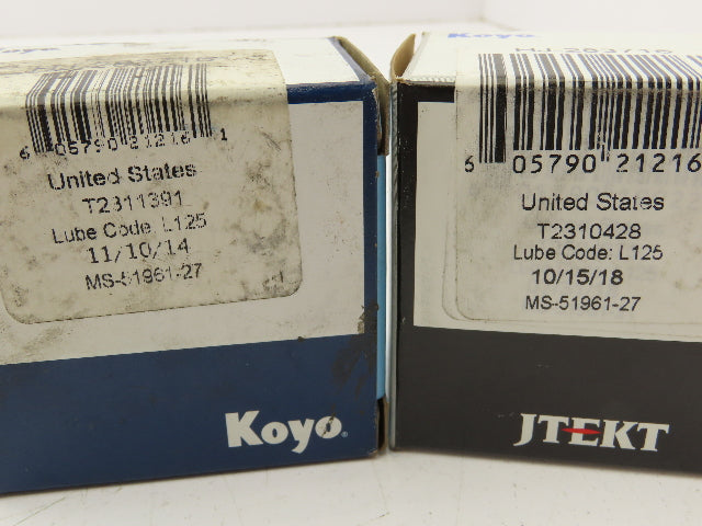 Koyo MS-51961-27 Heavy Duty Needle Roller Bearing Outer Ring Nib Lot of 5