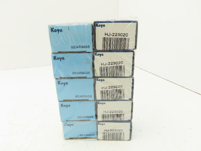 Koyo HJ-223020 Needle Roller Bearing 1-3/8" Bore 1-7/8" OD Lot of 10