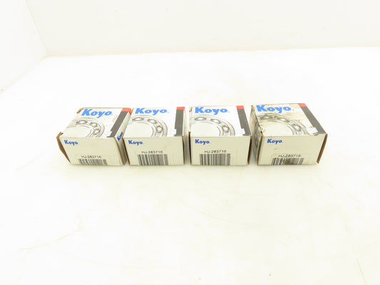 Koyo HJ-283716 Needle Roller Bearing 1-3/4" Bore 2-5/16" OD Lot of 4