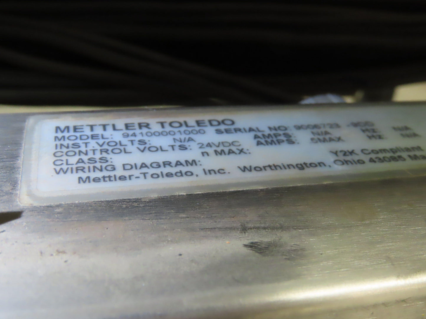 Mettler Toledo 9476 Checkweigher Hi-Speed Weigh Scale Conveyor 24"x 36"