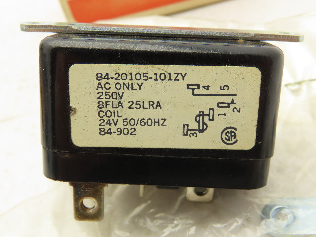 Stancor 84-20105-101ZY Contact Relay 8A 250V NO 24VAC Coil 84-902 Lot of 2