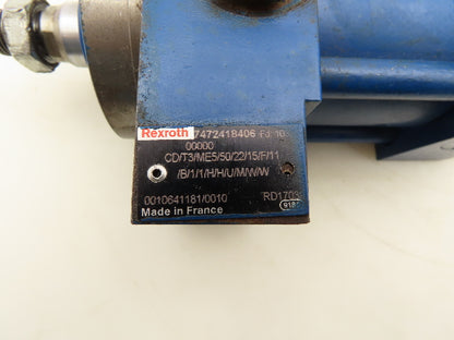 Rexroth CDT3ME5/50/22/15 Hydraulic Cylinder 50mm Bore 15mm Stroke