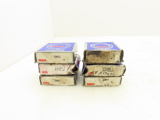 NSK 32006XJ Tapered Roller Bearing Assembly 30mm Bore 55mm OD Lot of 6