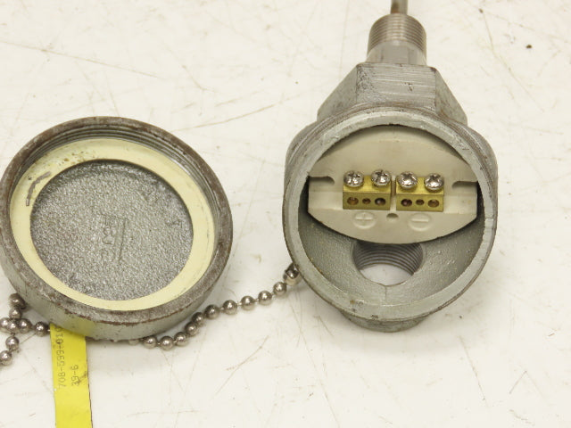 Pyromation K43060U Thermocouple Probe 60" Long 1/4" Rod 1/2" NPT Temperature